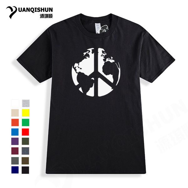 

yuanqishun hot sale мир мир земли силуэт печать лето повседневный бутик tshirt trend tee толстовка с капюшоном толстовка мужчины тенниска