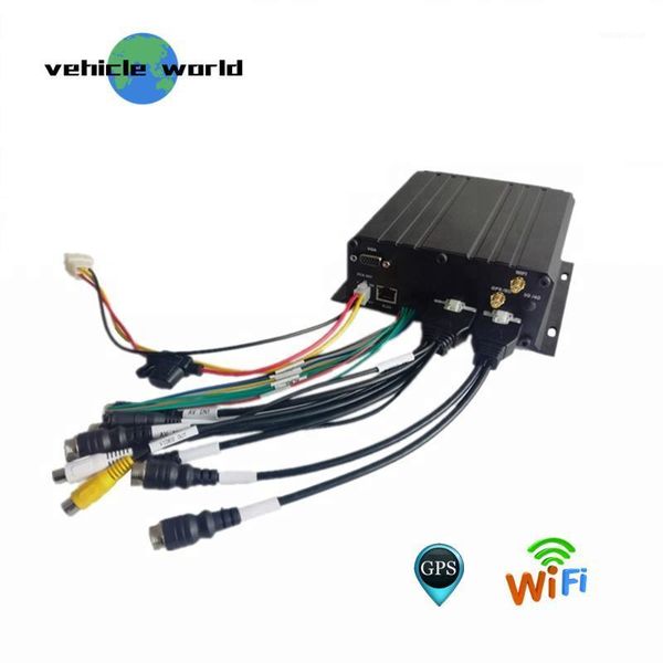 

vehicle car taxi trailer truck school bus 6ch 1080p ahd 2.0mp hdd sd card wifi gps mobile dvr1, Black;white