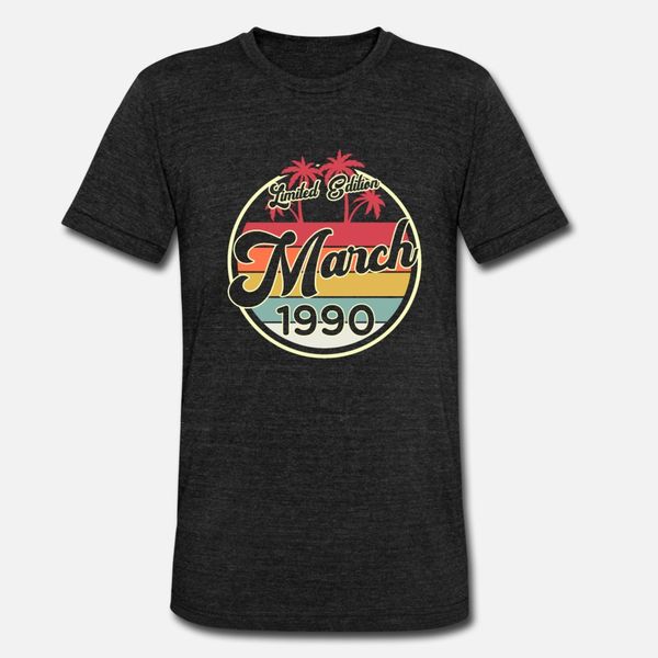 

vintage 80s march 1990 30th birthday gift idea t shirt cute vintage latest tracksuit hoodie sweatshirt