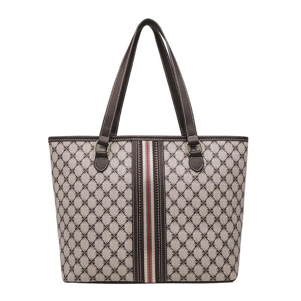 

ginyezi 2020 new simple shopping bag printed tote bag shoulder handbag large capacity big women