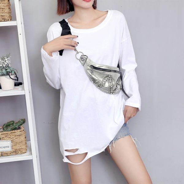 

5b6tt t-shirtnew women's versatile sleeve bottom length loose chiffon medium coat t-shirt summer t-shirt women's autumn long 1mvpc, White