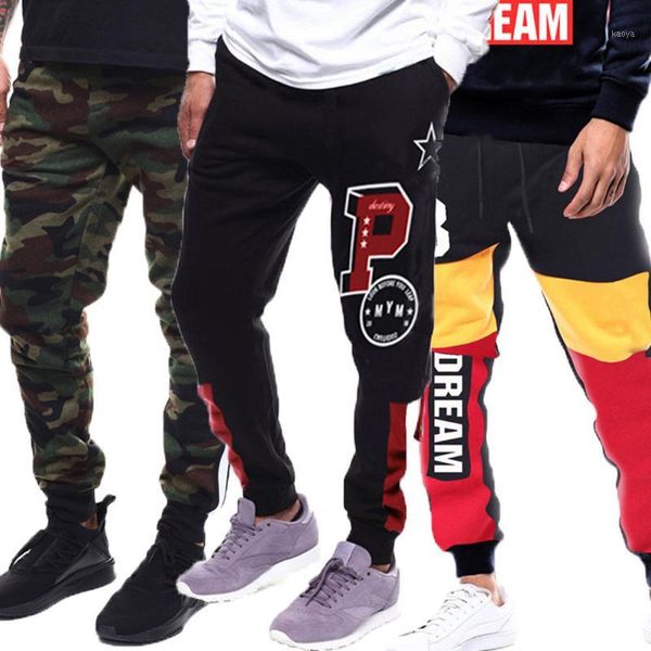 

autumn new men's slim fit urban straight sweatpant long trousers casual pencil jogger pants cargo pants streetwear1, Black