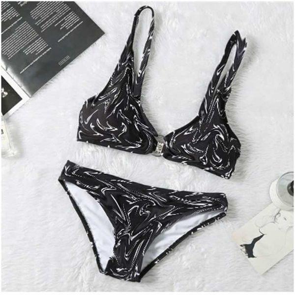 

women's split lace bikini dahong swimsuit factory, White;black