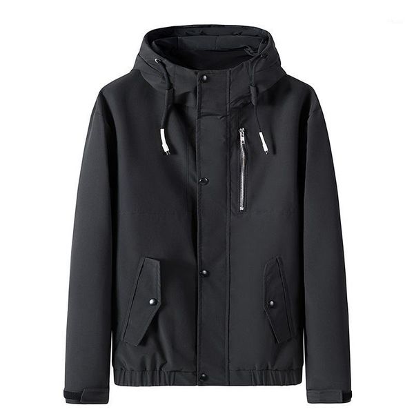 

solid color jacket mens fashion jackets fashion trend slim fit casual mens jackets and coats size m-4xl veste homme1, Black;brown