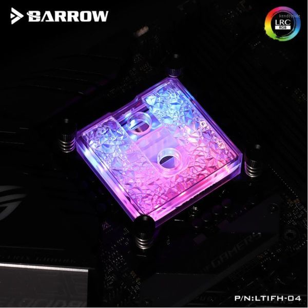 

barrow icicle series jetting type micro waterway cpu block (acrylic edition) for intel platform ltifh-041