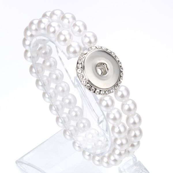 

bohemian 18mm metal snap button natural stone crystal bracelet carter love bangle wrist watches for women bbybwx, Golden;silver