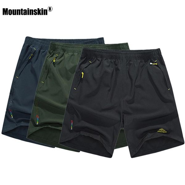 

mountainskin men's summer quick dry breathable shorts outdoor sportswear mountainskin hiking trekking running male wmtysx, Brown;gray