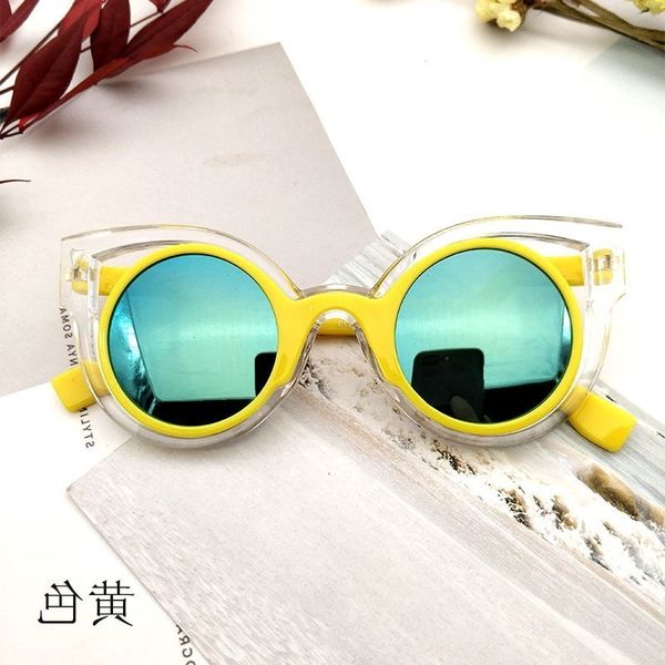 

bltoys boys windproof folding sunglasses glasses men and women handsome blue polarized children m l, White;black