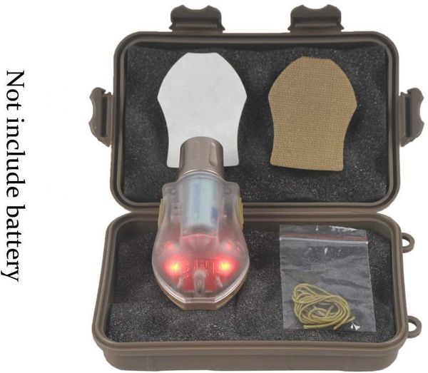 

ir lights survival ex262 airborne tactical strobe light with magic tape for fast helmet element u1fq