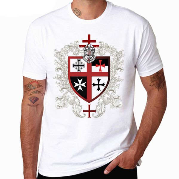 

sport templar knight t shirt harajuku streetwear t shirt men white shirt camisetas hombre