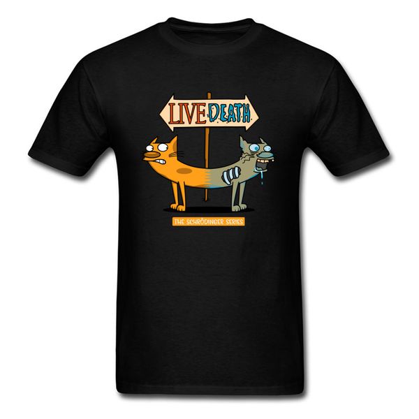 

schrodinger series t shirt live death t shirt men black tshirt tees quote zombie dog printed horror sport hooded sweatshirt hoodie