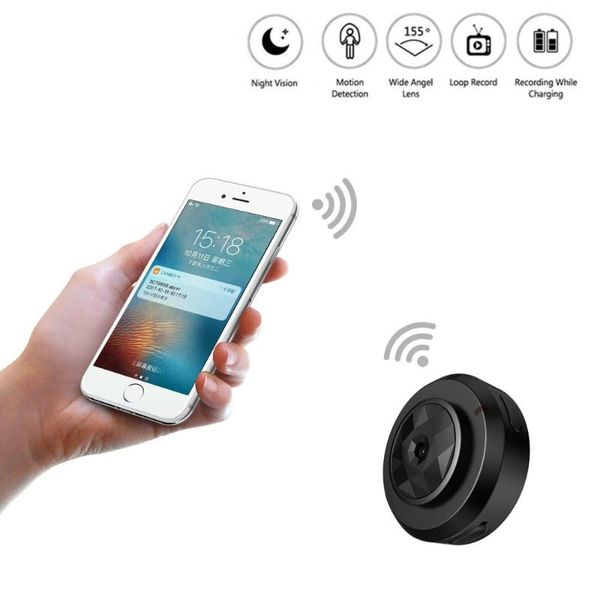 

cameras c6 camsoy cookycam micro wifi mini smallest camera hd 720p with night vision ip cam home remote security video camcorder