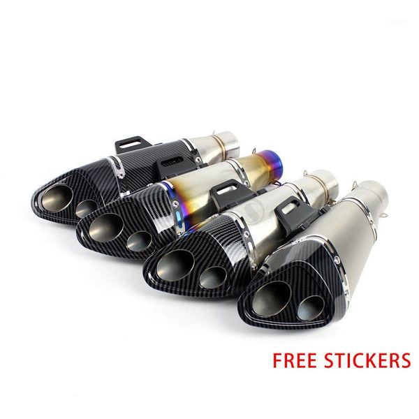 

exhaust pipe universal for yoshimura motorcycle escape modified carbon fiber muffler cnc ninja 250 r15 r6 gsxr600 k6 gsr750 cb4001