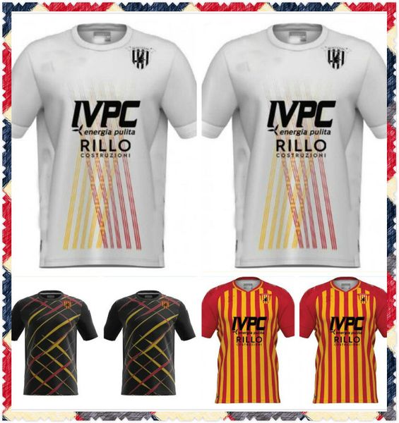 

2020 2021 benevento calcio soccer jerseys glik caprari ionita i.falque viola custom 20 21 home away third football shirt uniform, Black;yellow