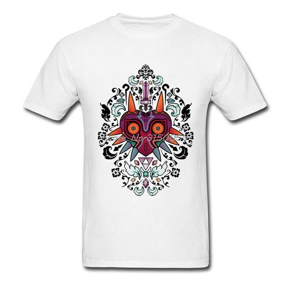 

sport majoras mask tshirt men short sleeve casual hip hop cotton t-shirt men mexico day of the dead white tshirt anime tees harajuku