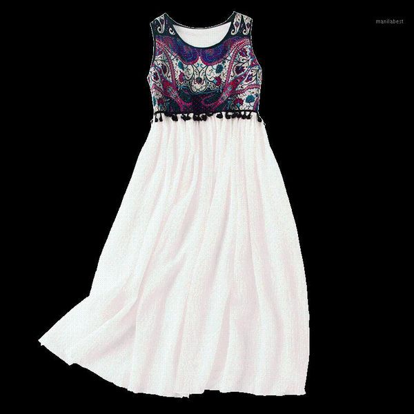 

indie folk print tank long dress ankle-length sleeveless vestido largo fiesta noche elegante encaje long dress for summer1, Black;gray