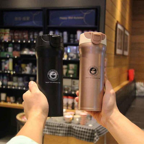 

quality double wall stainless steel vacuum flasks 350ml 500ml car thermo cup coffee tea travel mug thermol bottle thermocup bbywdj