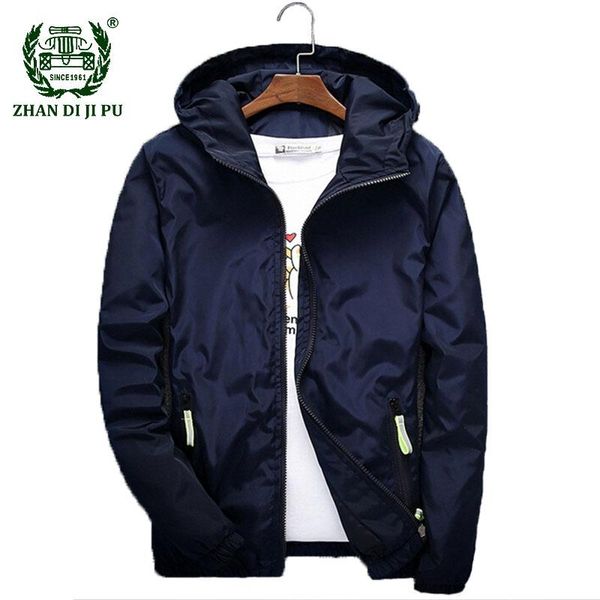 

spring autumn bomber jacket men women casual solid windbreaker zipper thin hooded coat outwear male plus size 7xl, Black;brown