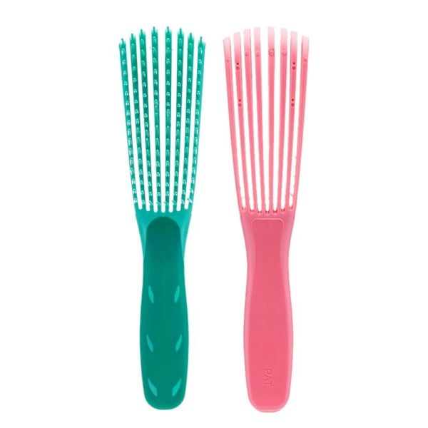

hair brushes 1 pc anti-static scalp eight-claw massage comb brush professional care hairbrush salon styling tool, Silver