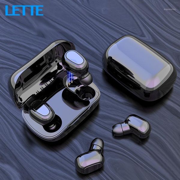 

l21 bluetooth v5.0 earphone wireless headsets dual bass sound for mobile phones1