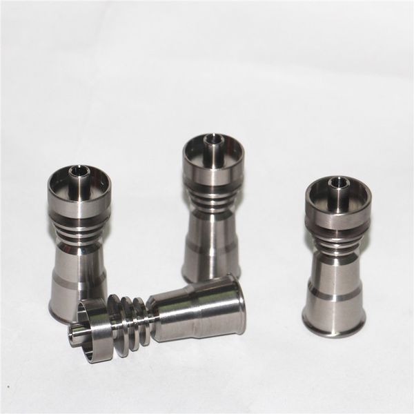 Ferramentas de mão Fábrica Venda Direta Universal Titanium Prego 4 em 1 Domeless 10 14 18mm Feminino e Masculino Titânio Dab Nails