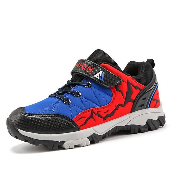 

winter children hiking shoes waterproof climbing kids trekking shoe running footwear boy student sports casual sneakers wmtfrz rimmer, Black
