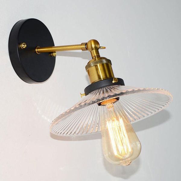 

wall lamp nordice crystal blue light luminaria mirror wood corridor dining room bedroom