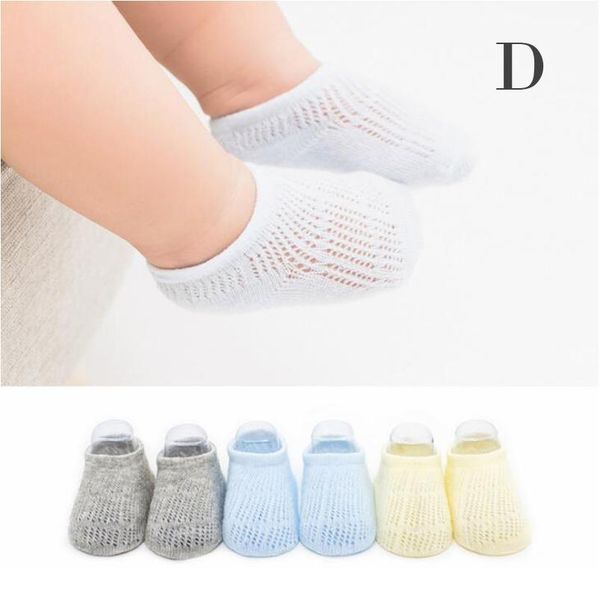 

3 pair/lot new spring summer thin cotton mesh hollow children socks shallow baby socks 3 qyluhg, Pink;yellow