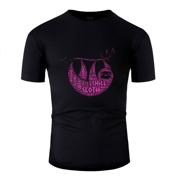 

summer sloth word art pink for men 2019 oversize s 5xl kawaii hip hop hoodie designers t shirts sweatshirt