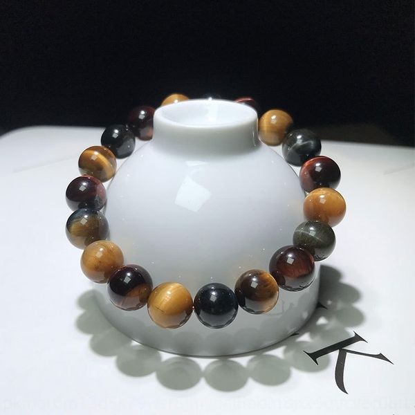 

desra natural three color tiger stone with good cat's effect natural three color tiger with stone eye good bracelet bracelet cat's, Golden;silver