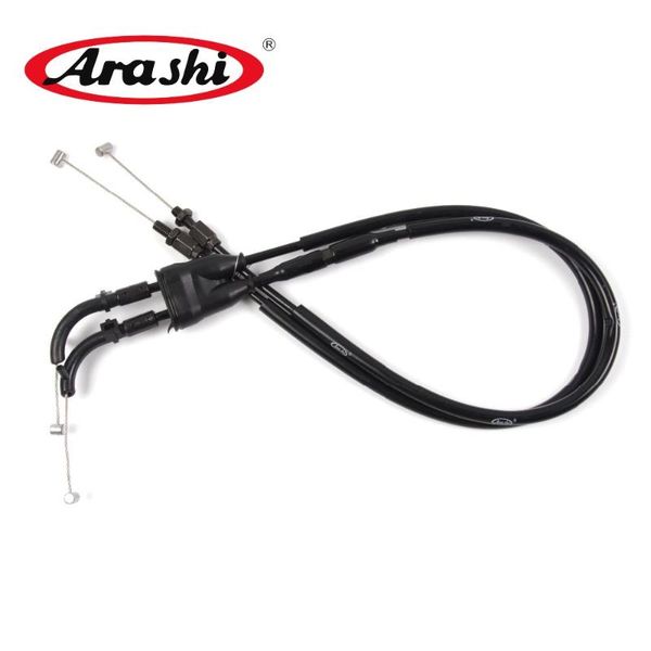 

arashi r6 06-16 throttle cable for yzf r6 2006 2007 2008 2009 2010 2011 2012 2013 2014 2020 2020 stainless rubber cables