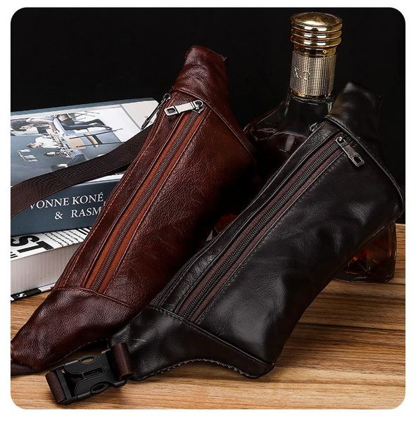

men's small waist bag thin for men bolso hombre bandolera cangurera movil bags