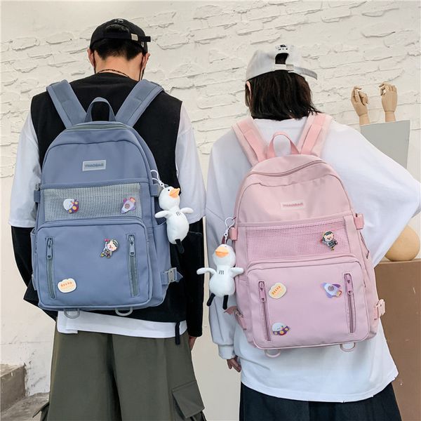 

schoolbag female korean version high school students junior high school students new versatile backpack in 2020