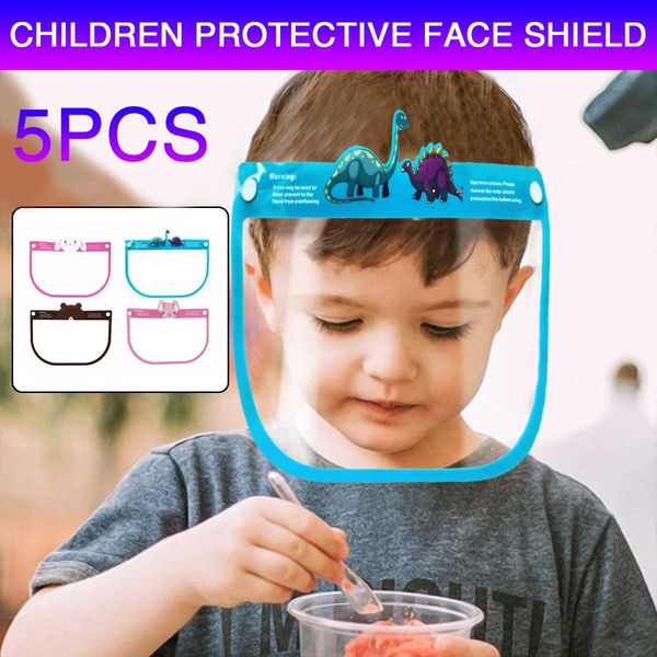 

5шт дети дети clear mask пыл защитного козырек анфас hat перекрытие маски shield глаза защиты крышка yxlpmv homes2007