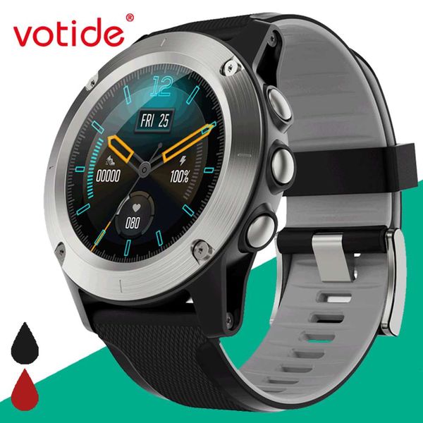 

votide outdoor sports smart watch heart rate prsure altitude compass waterproof environment temperature monitoring