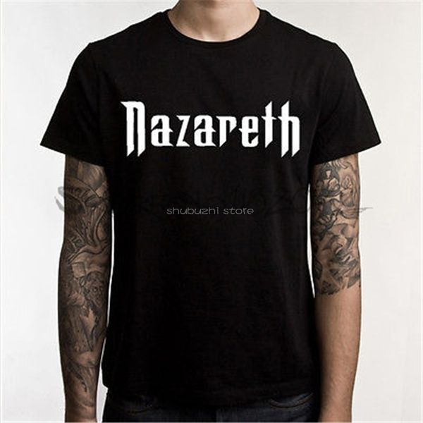 

sport nazareth logo t-shirt men hard rock black cotton tee shirt summer men t-shirt shubuzhi brand man tee-shirt euro size sbz5032