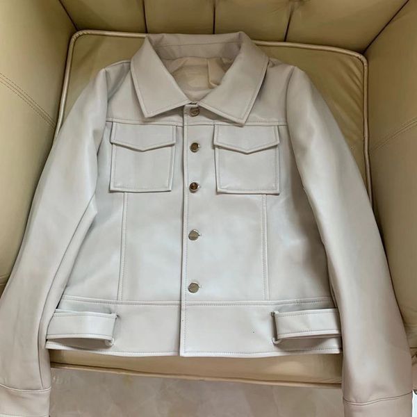 

women's faux leather coat