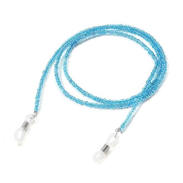

2020 fashion beaded crystal glasses neck strap sunglass chain candy color eyeglasses lanyard rope beads sunglass cord holder h jllpzt