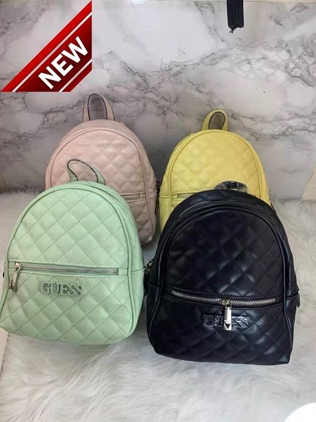 

gs new simple solid color lingge leisure backpack school mommy women's bag