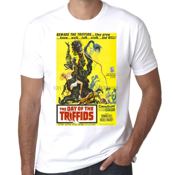 

day of the triffids classic horror film poster mens printed tshirt sport hooded sweatshirt hoodie