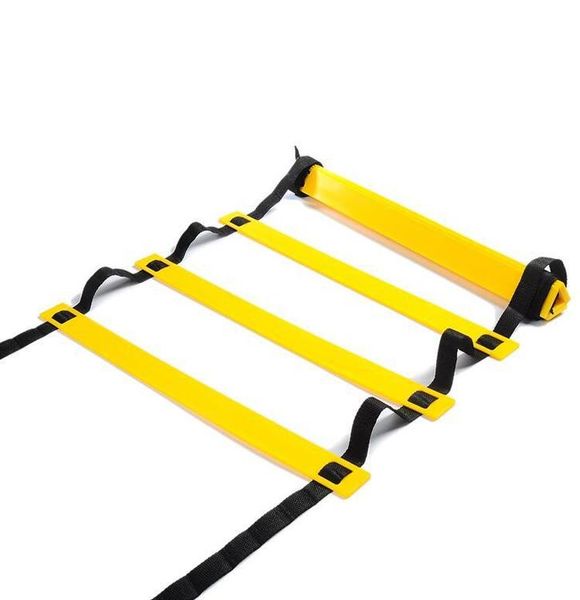 

itstyle 8 rung 12 feet 4m football training ladder 2mm m 4mm agile staircase fitness feet speed energy rope ladder wmttzi yyysports