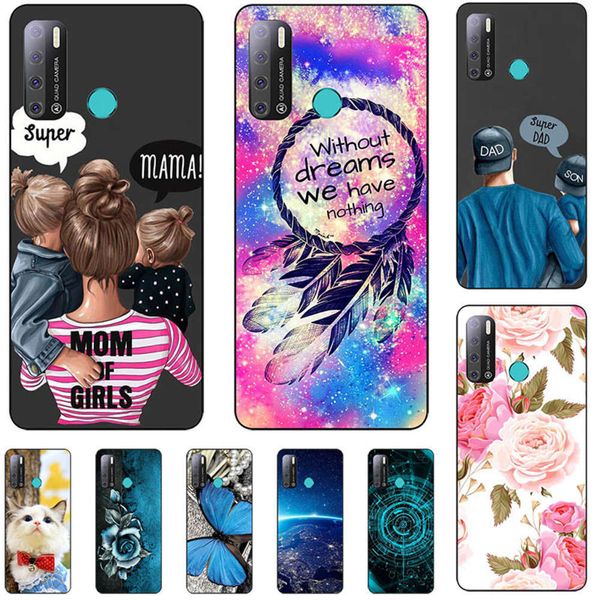 

soft silicon sheath of tecno spark 5 air kd6, tpu shell of tecno spark 5 pro cd7 fashion cartoon naruto super mom and dad4fre