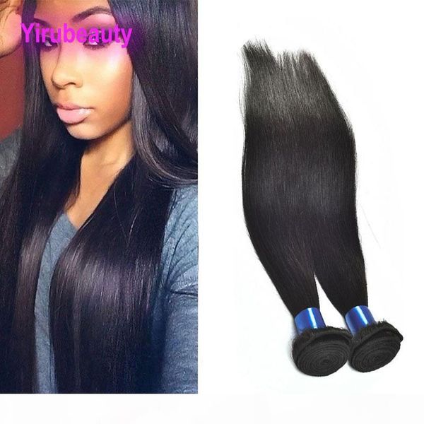 

indian virgin hair 2 bundles straight silky human hair extensions bundles straight weaves indian raw double wefts, Black;brown