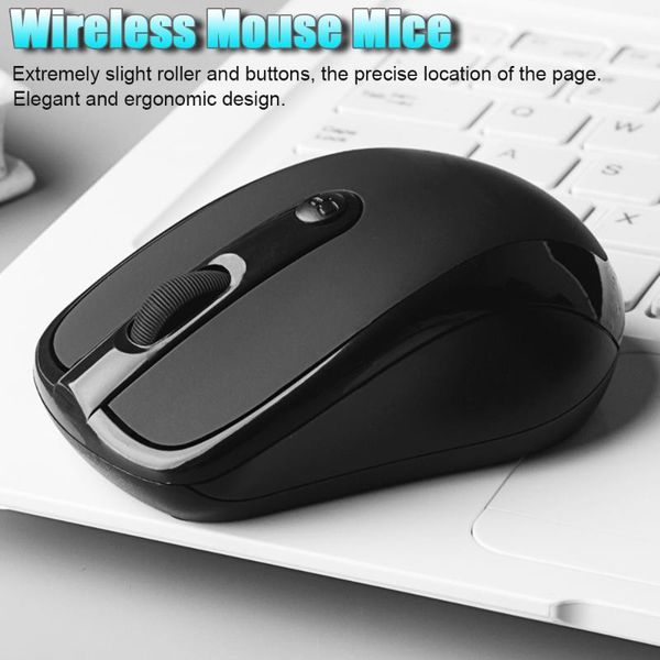 

mice usb wireless mouse 2.4ghz ergonomic receiver optical computer for lappc 2000dpi adjustable