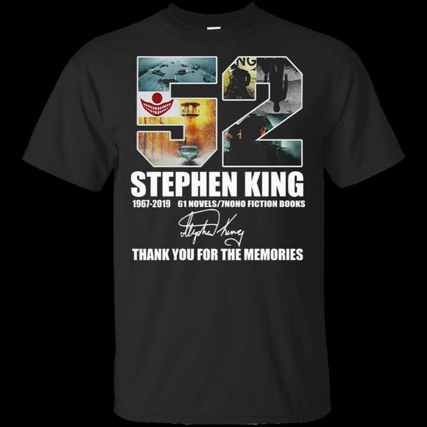 

stephen king thanks for memories signature t-shirt black-navy men-women-youth fashion cool tee shirt sport hooded sweatshirt hoodie