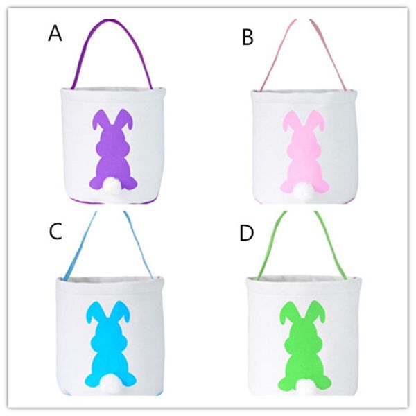 

lovely easter bunny buckets eggs toy handbags rabbit basket creative home supplier for kids festival gift party tote decoration