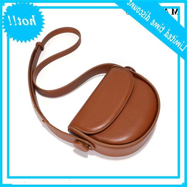 

maidudu women's 2020 new fashion niche design saddle versatile single shoulder messenger bag