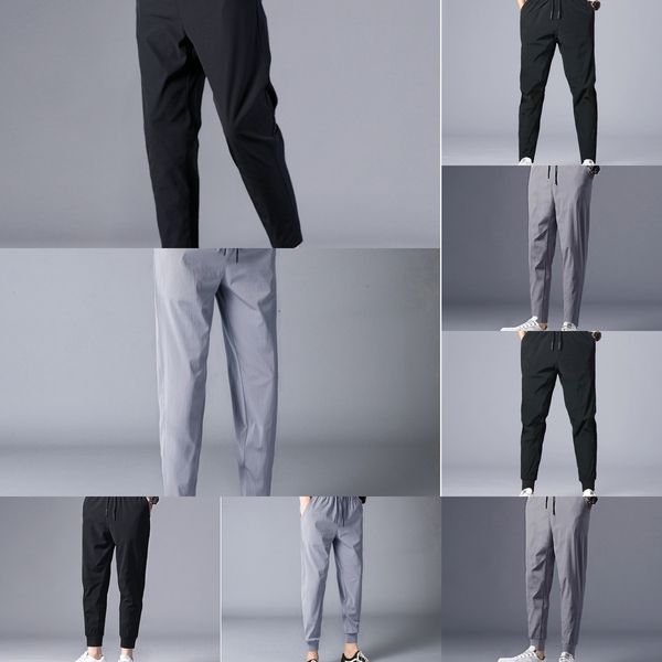 

leggings summer thin casual men's loose feet capris casual pants quick drying ice silk sports harem pants vpi1l, Blue