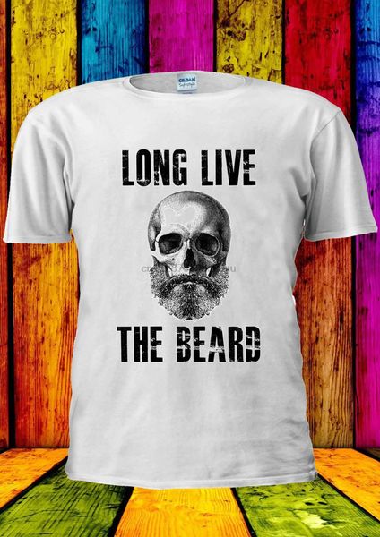

long live the beard skull skeleton t shirt vest men women 1860 summer o tee tee sport hooded sweatshirt hoodie