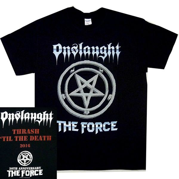 

натиск the force тридцатых anniversary рубашки xxl offcl tshirt thrash metal тенниска (1) спорт с капюшоном hoodie